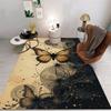 Vintage Floral Butterfly Ink Style Carpet Carpets for Bed Room Washroom Floor Mat Rugs for Living Room Chair Living Room Rug