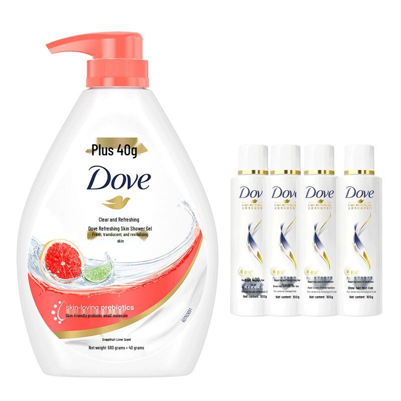 Dove Invigorating Refreshing Body Wash Set