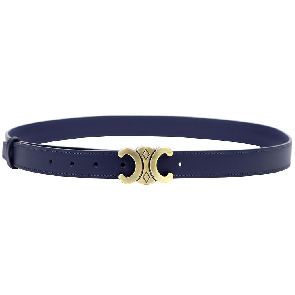 Cinto de couro feminino com fivela elegante Gregorio