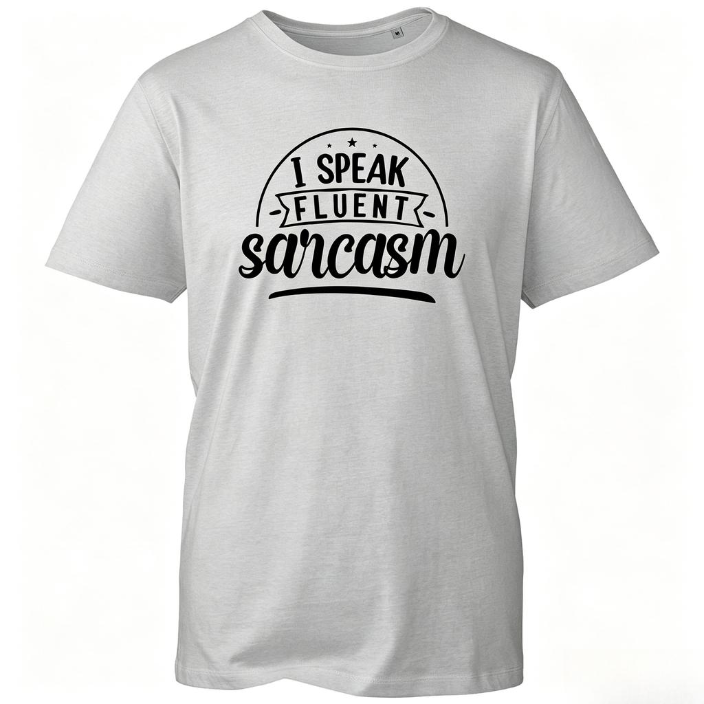 I Speak Fluent Sarcasm Tshirt Cotton Unisex Tee Highquality Tshirt Fashion Trend Casual And Comfortable Y2k Retro Style