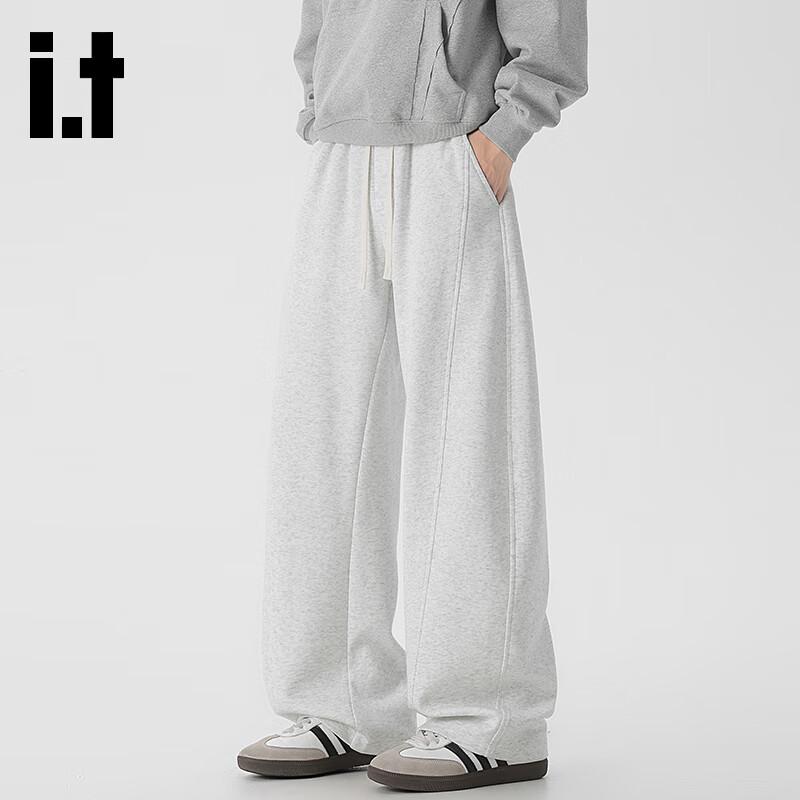 Izzue Herren Schwergewichtige Straight-Leg Sweatpants