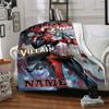 Warner Bros. Movies (16) Personalized Text Blanket Throw Customizable Blanket Comfortable Perfect for Sofa Livingroom Living Room Bedding