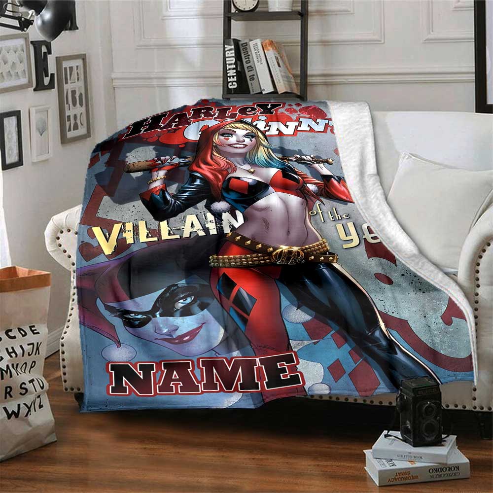 Warner Bros. Movies (16) Personalized Text Blanket Throw Customizable Blanket Comfortable Perfect for Sofa Livingroom Living Room Bedding