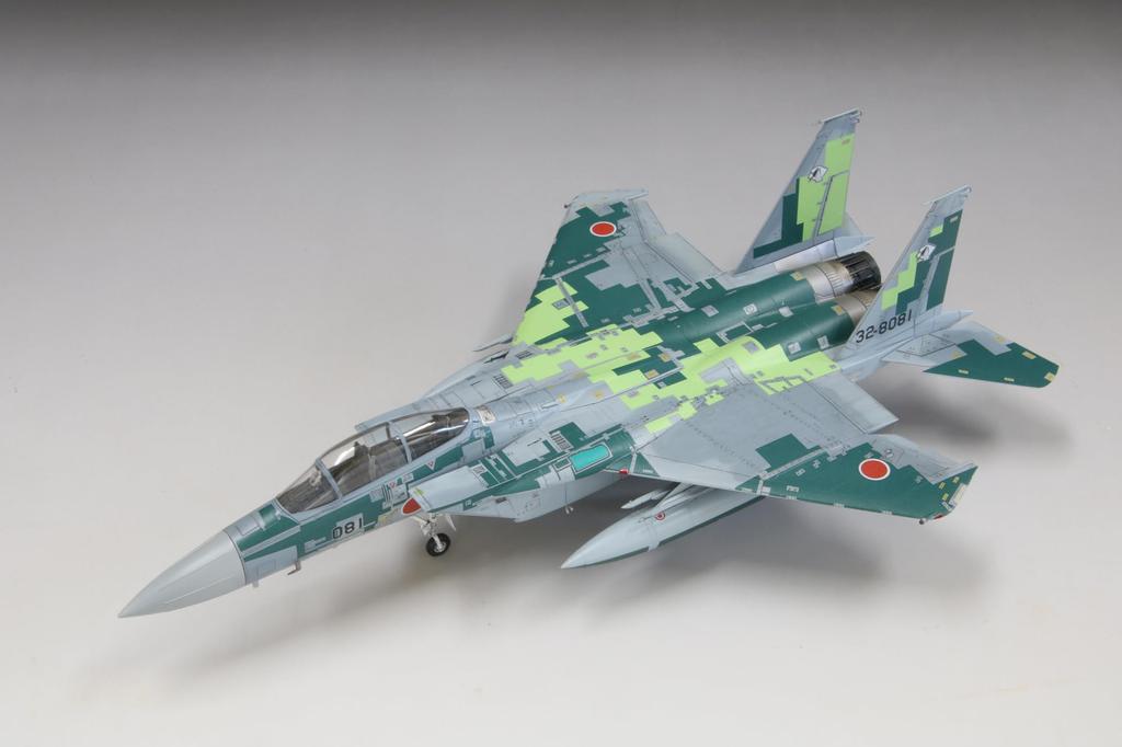 Fine Molds Düsenflugzeug Japanische Luftwaffe Digitaler Kunststoff FK05 1/72 Serie, Selbstverteidigung F-15DJ Aggressor, Tarnung, Grün, Modell, (Flugzeug)