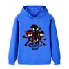 B1172 Bambini Ragazzi Ragazze NINJA KIDZ Anime Stampato Casual Outdoor Felpa con Cappuccio a Maniche Lunghe