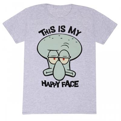 SpongeBob SquarePants Unisex Adult My Happy Face T-Shirt