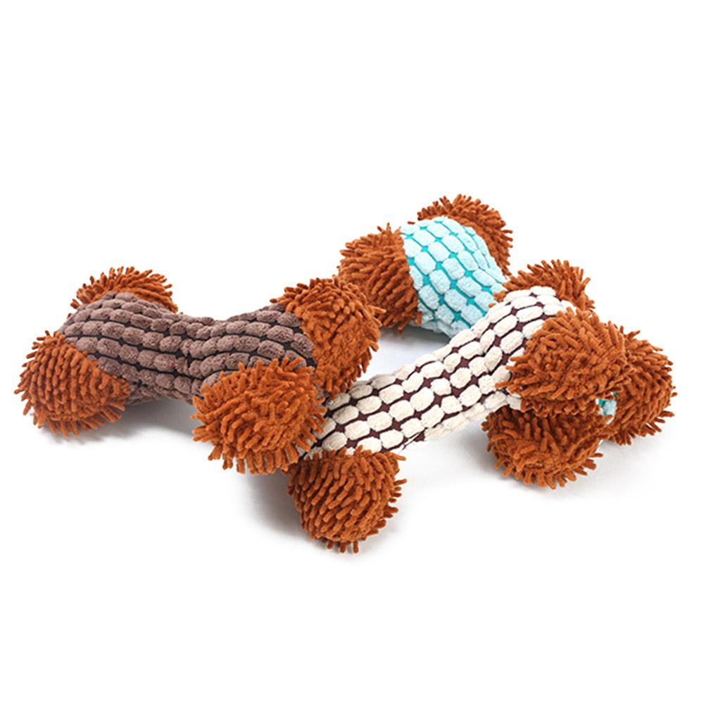Buy Pet Products Plush Pet Dog Toys Bone Shape Cute Biting Chew Sound