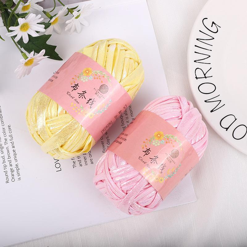 100g/ Golfer Braided Wire Comfortable Thick Cotton Yarn DIY Material Bag Blanket Basket Bag Carpet Crochet Fancy Cloth Yarn