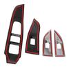 4pcs Car Door Armrest Window Lift Switch Buttons Cover For Nissan Qashqai J12 2024 2024 Door Armrest Panel