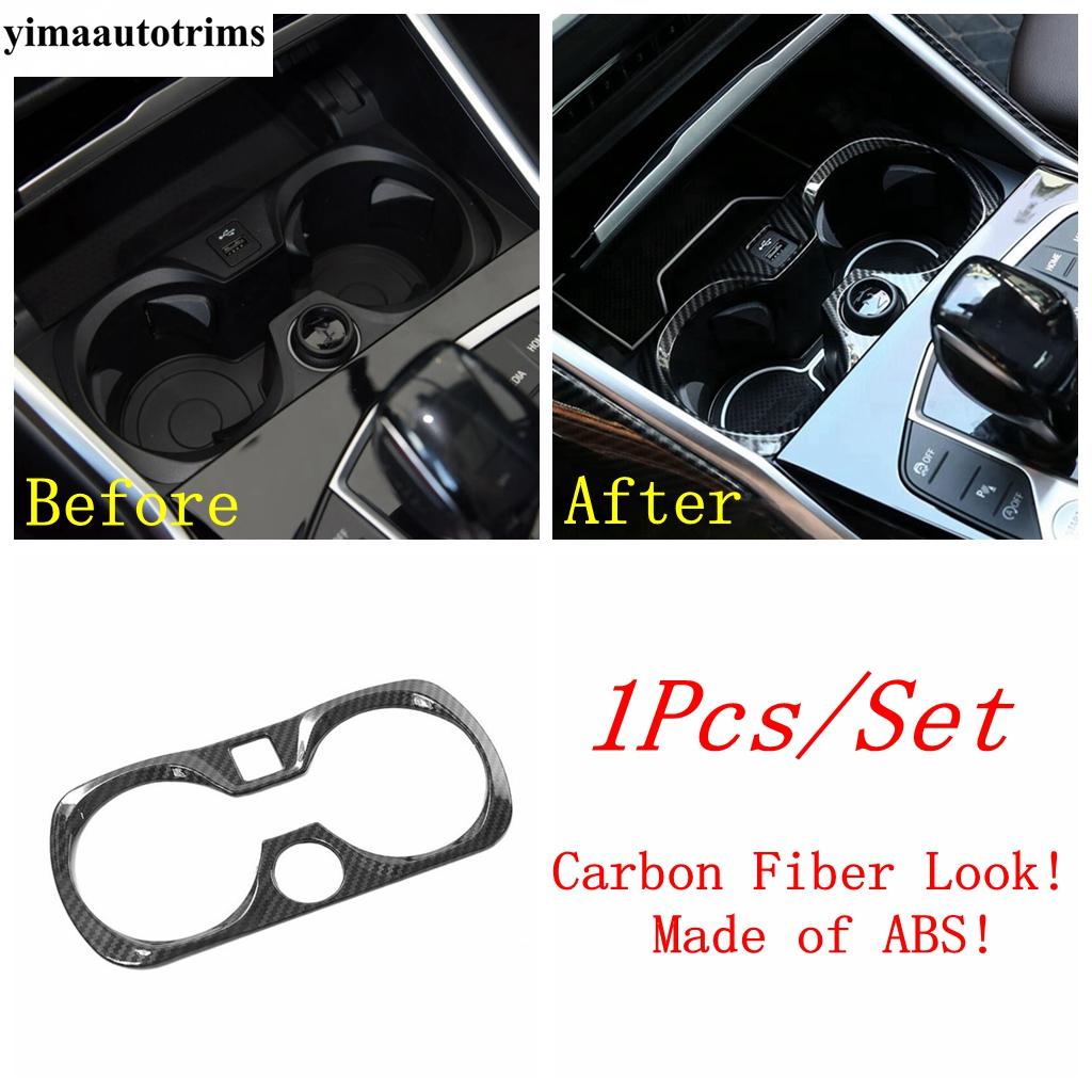 Head Lamp Handle Bowl Dashboard Gear Box Panel Cover Kit Trim ABS Carbon Fiber Look Accessories For BMW 3 Series G20  - 2024