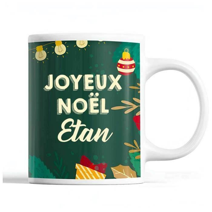 Mug - Noël Etan Vert - Céramique - Imprimé Recto/Verso - 325 ml