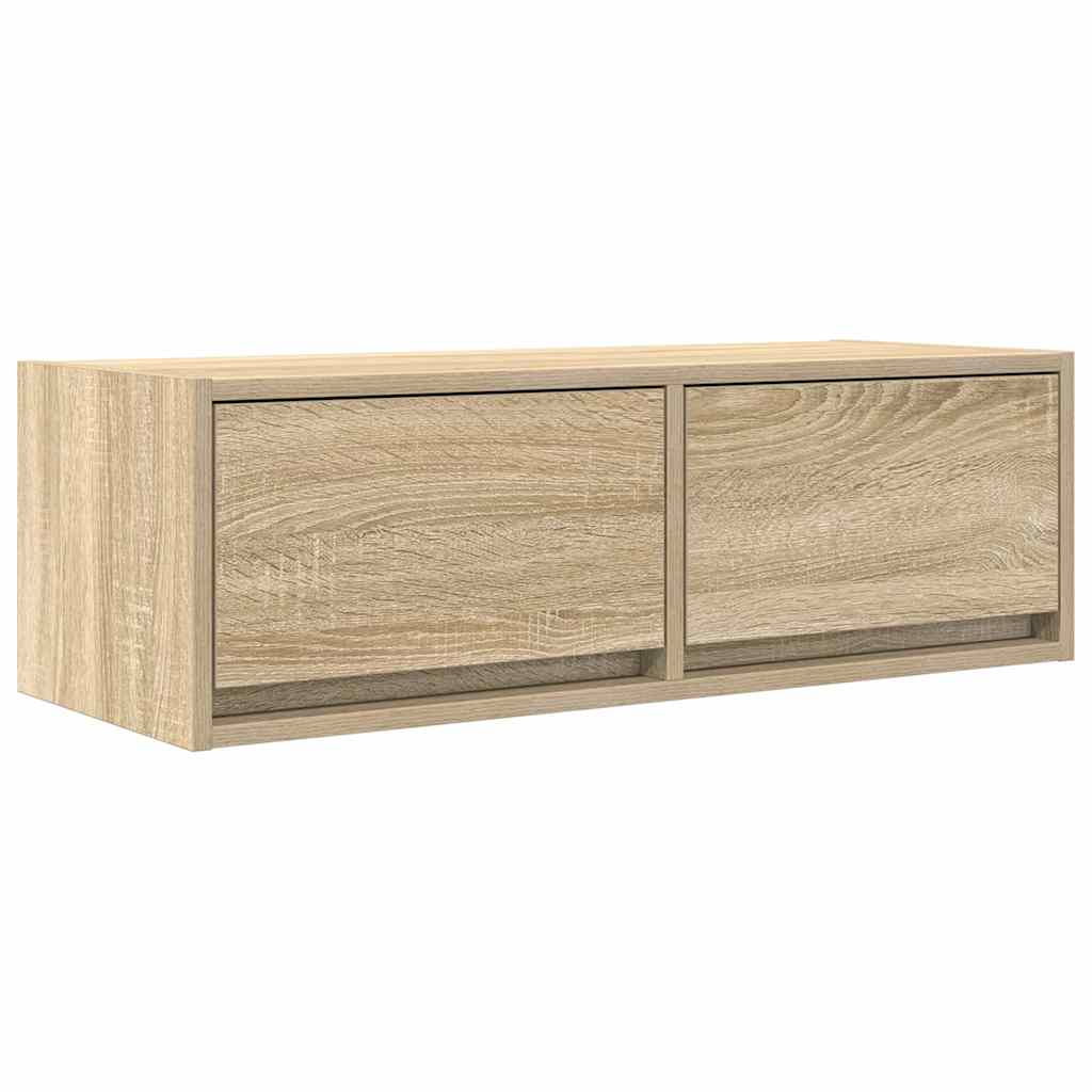 TV Cabinets (2 pcs) Sonoma Oak 80 x 31 x 25.5 cm Particleboard