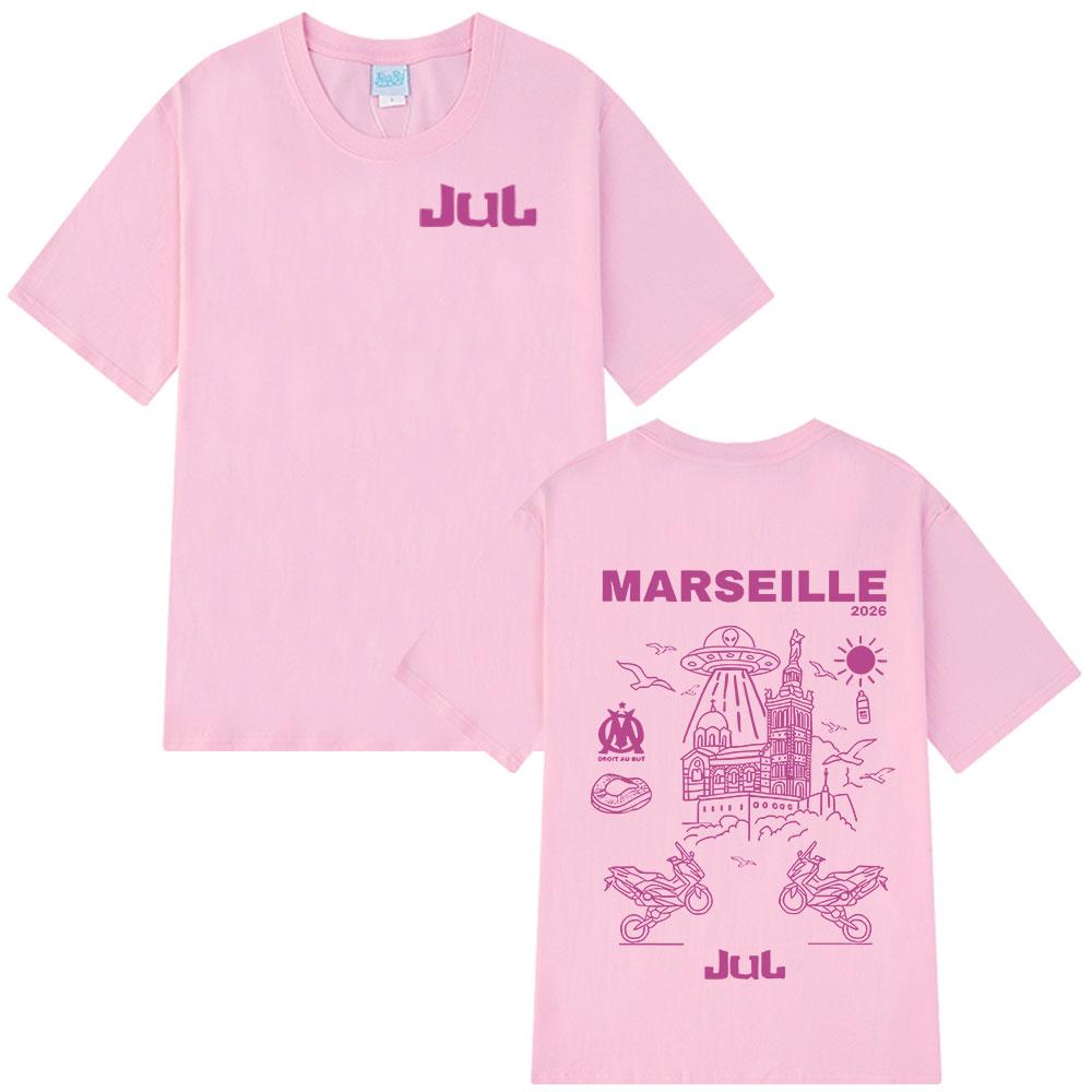 Rapper Jul Merch Shirt Men's Women Clothing Fashion Y2K T-shirt Casual Cotton Short Sleeve Oversized Tops