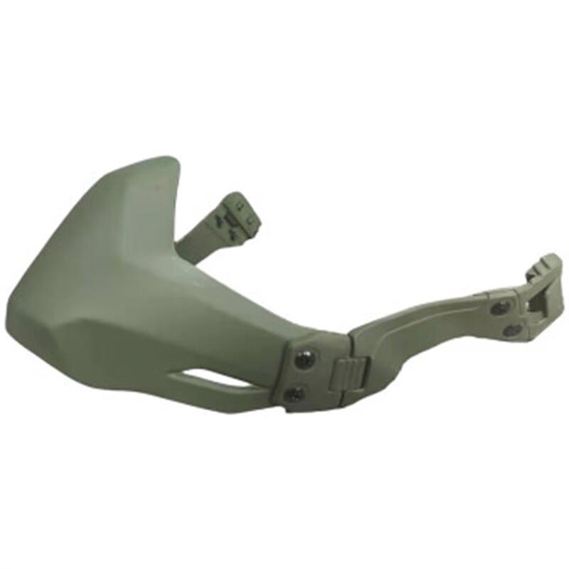 JIANGJUN Tactical Foldable Half Face Helmet Shield One Size