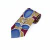 Stylish Men's Necktie Features Guitar And Drum Design For Music Enthusiasts And Casual Business Wear