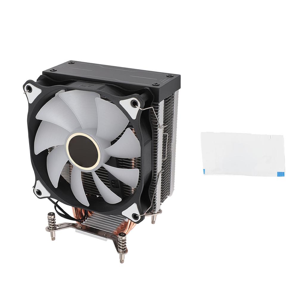 12CM RGB CPU Cooler Silent Computer CPU Cooling Fan 3 Pin Replacement Cooling Fan for Computer