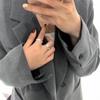 S925 Sterling Silver Open Ring for Women - Stylish, Versatile, High-End Feel, Ideal for Index Finger, Japanese & Korean Inspiration.