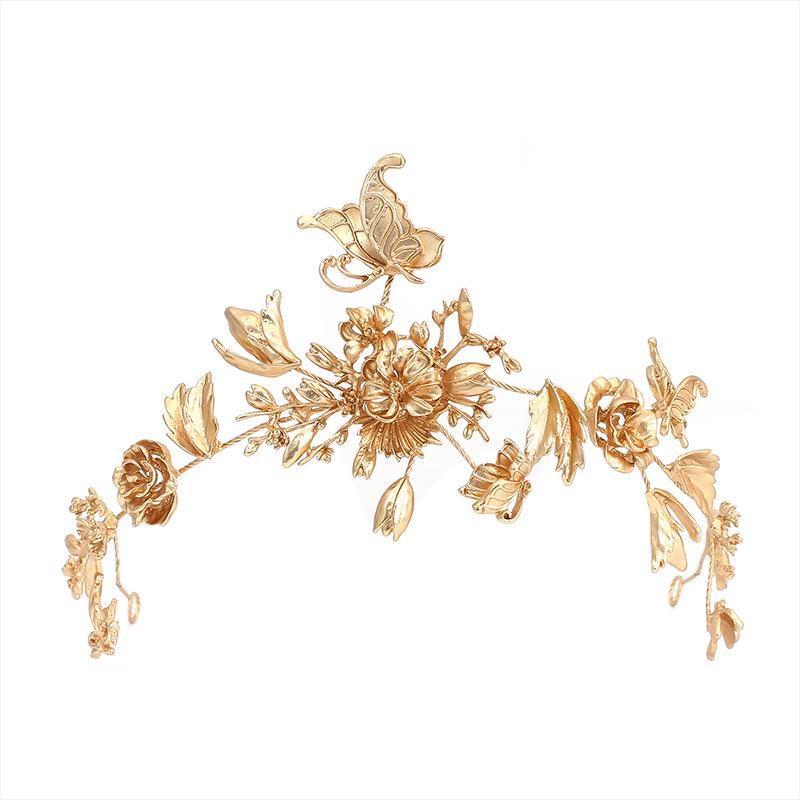 Bridal Ancient Style Crown Headband Hair Accessories Hanfu Headdress Ornaments
