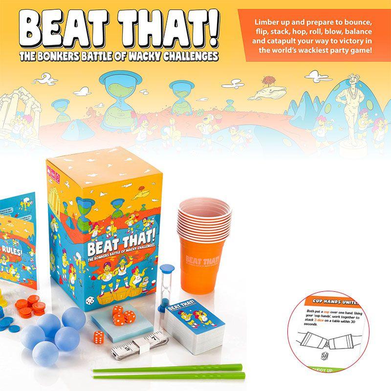 Hilarious Beat That Board Game For Families Kids Adults With 160 Crazy Challenges