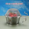 Stainless Steel Colander Stainless Steel Mesh Strainer Camping Supplies for Outdoor Camping Fishing Cooking Tool