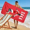 Bukayo Saka Fire Beach Towel, Large Soft Quick Dry Towel for Beach Camping Swimming