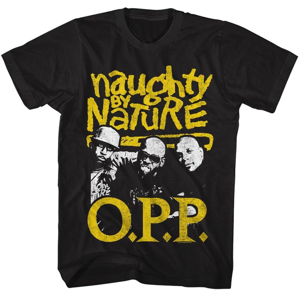 Naughty By Nature Opp 2 Color Music Shirt L