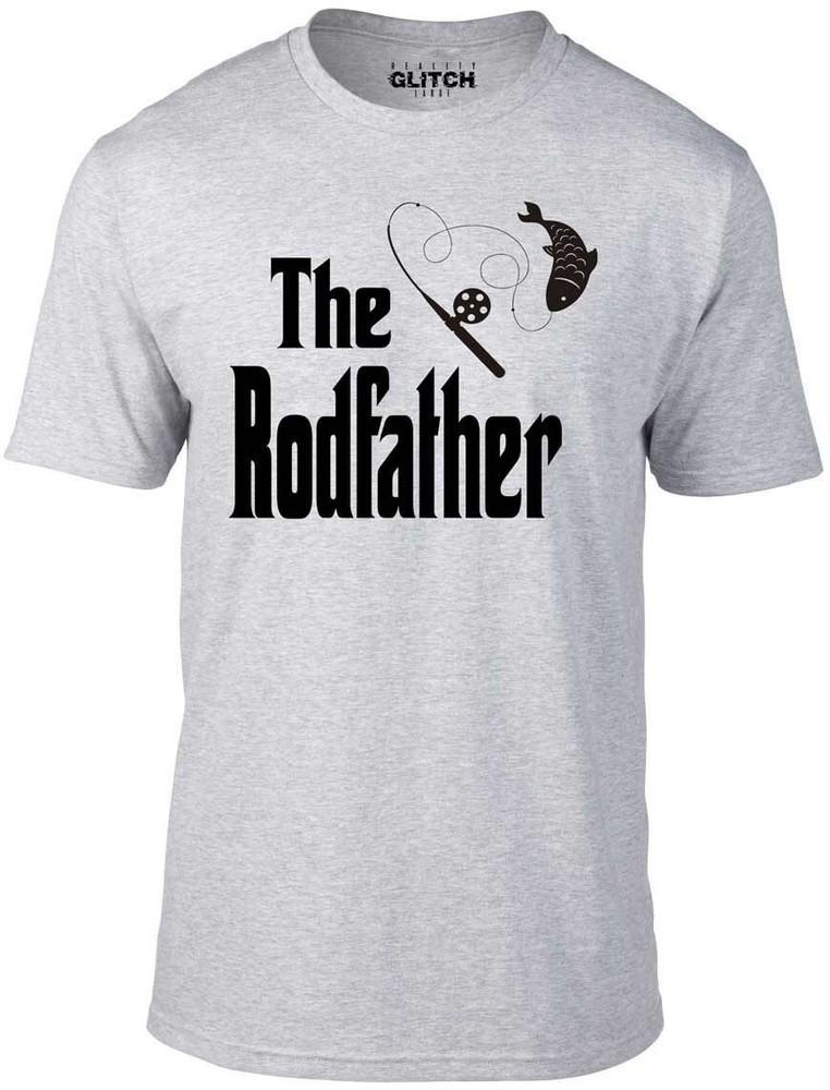 

The Rodfather T-Shirt – Funny Fishing Dad Gift, Gangster Rod Reel Tee 3XL