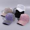 Lightweight Woman Shiny Cap Breathable Rhinestone Visor Hats Outdoor Sports
