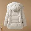 Sibaishe Women's 90% Down Hooded Loose Fit Winter Jacket