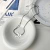 Hollow Butterfly Necklace Women's Light Luxury Niche Ins Design Sense Premium Sweater Chain Accessories Titanium Steel Necklace Pendant Women