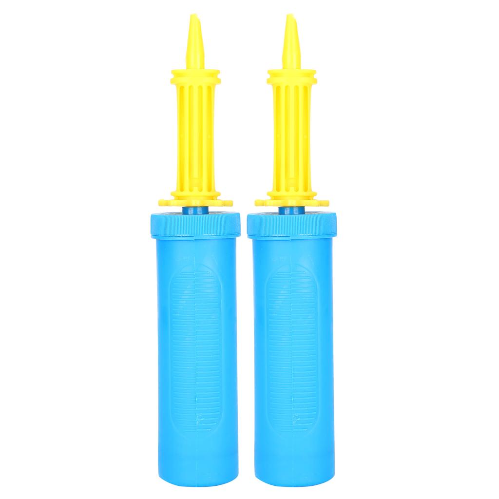 2 ks Vzduchové míčové pumpy 2cestná plastová přenosná ruční hustilka pro nafukovací zařízení