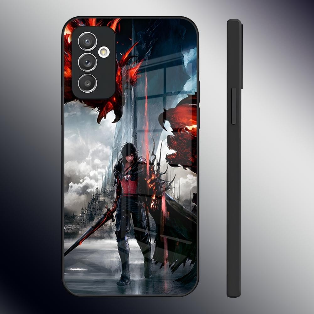 Final Fantasy Phone Case For Samsung S24 Ultra S23 S22 S20 Fe S21 Plus A54 A34 A24 A53 A13 A16 Glass Back Cover