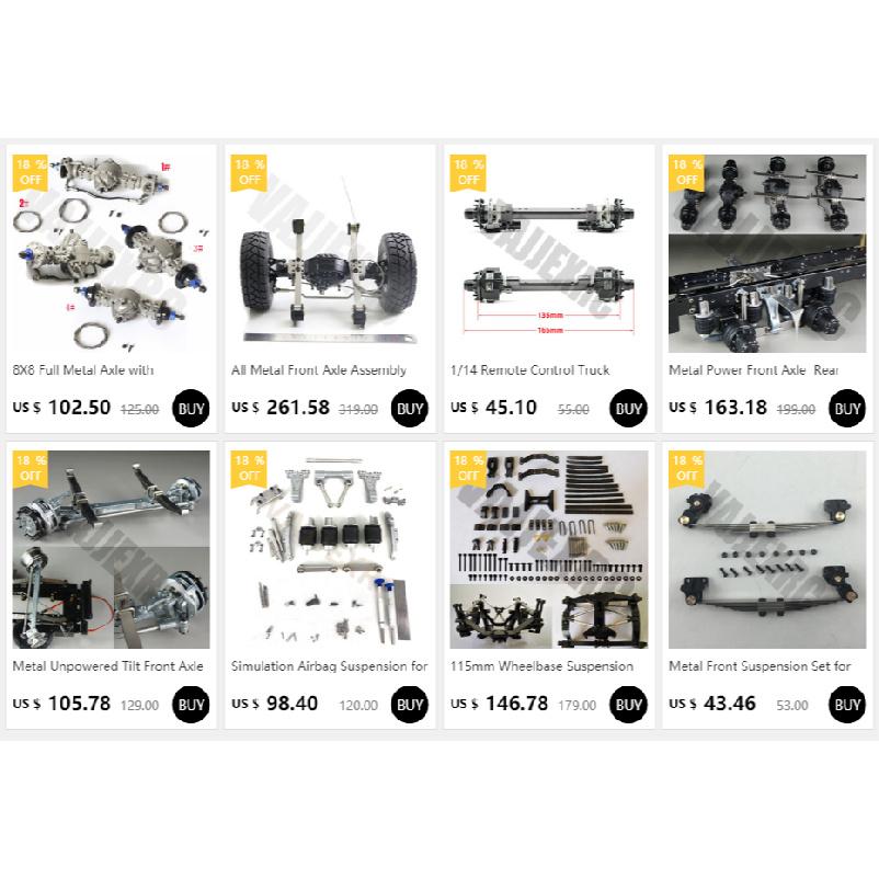 Simulation Airbag Suspension for 1/14 Tamiya Remote Control Truck Tractor