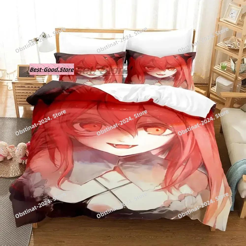 Vampire Beding Set Single Twin Ful Quen King-Sized Dimensionsd Dimensions Bed Linen Set Aldult Kid Bedrom Duvetcover Sets 3D Print Anime Werewolf