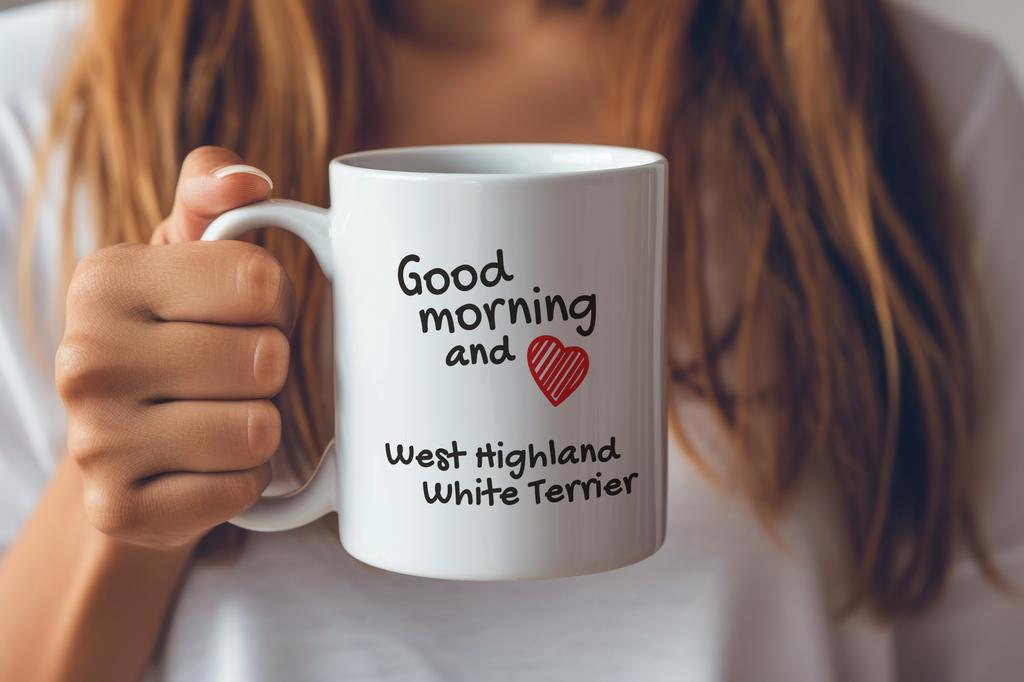 West Highland White Terrier, Westie, Westy - Cup with a Dog, Personalized Cup with a Print, a Classic Gift for Everyone from the Art-Dog Brand