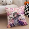 Puella Magi Madoka Magica Pillow Case Anti-Dustmite Pillowcase Invisible Zipper Silky Short Plush Sofa Cushion Cover