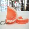 Gift Upper Jaw Simulation Teeth Shape Teeth Pendant Teeth Keyring Denture Key Chain Tooth Key Chain