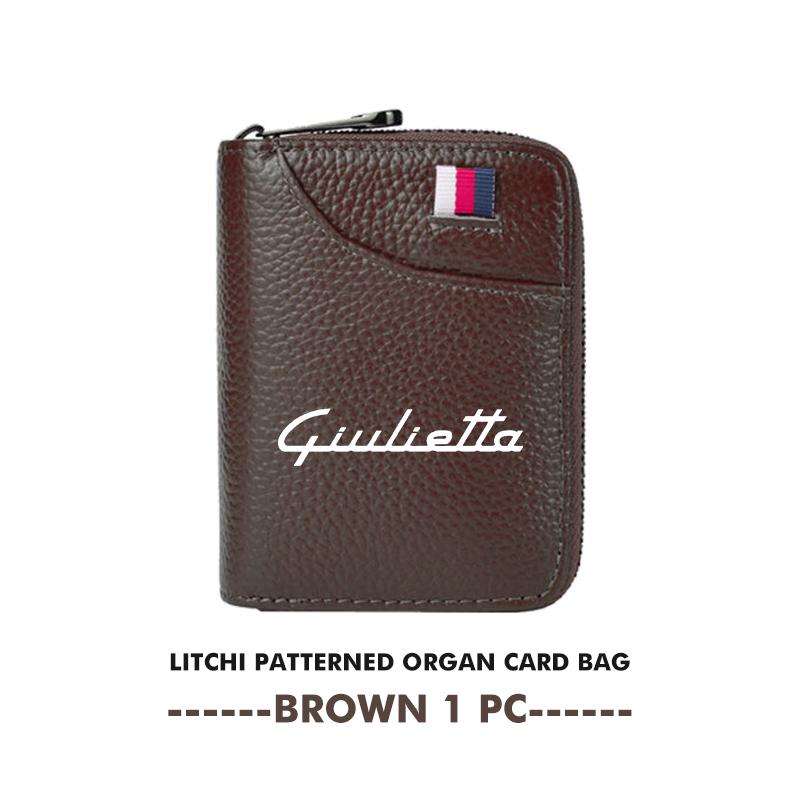 Car Stickers For Alfa Romeo Car Men Women Wallet Multi-functional Coin Cash Storage Bag Card Clip Protector Cover For Alfa Romeo