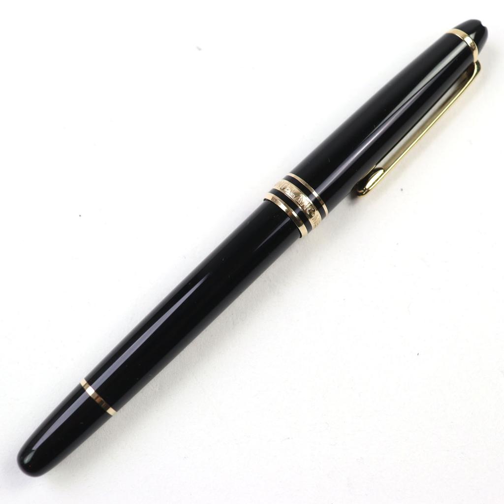 Great MONTBLANC Ballpoint Pen Meisterstck Pix Logo Engraved White Star Cap Style Used