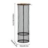 Fish Basket Lightweight Nylon Mesh Bait Storage Cage Foldable Fishing Holder for Kayak Crayfish Baitfish Bass Trout Catfish