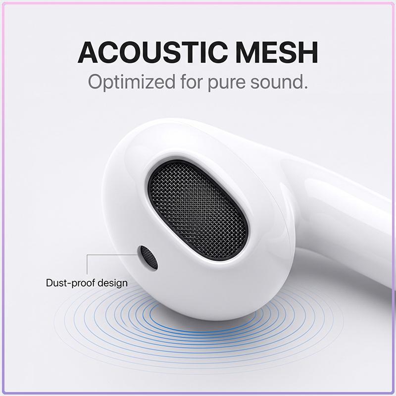 Second Generation 2nd Wireless TWS Earbuds Semi-in-ear Bluetooth 5.3 Headphones Lightweight Fit All-day Listening Low Latency Gaming Earphones