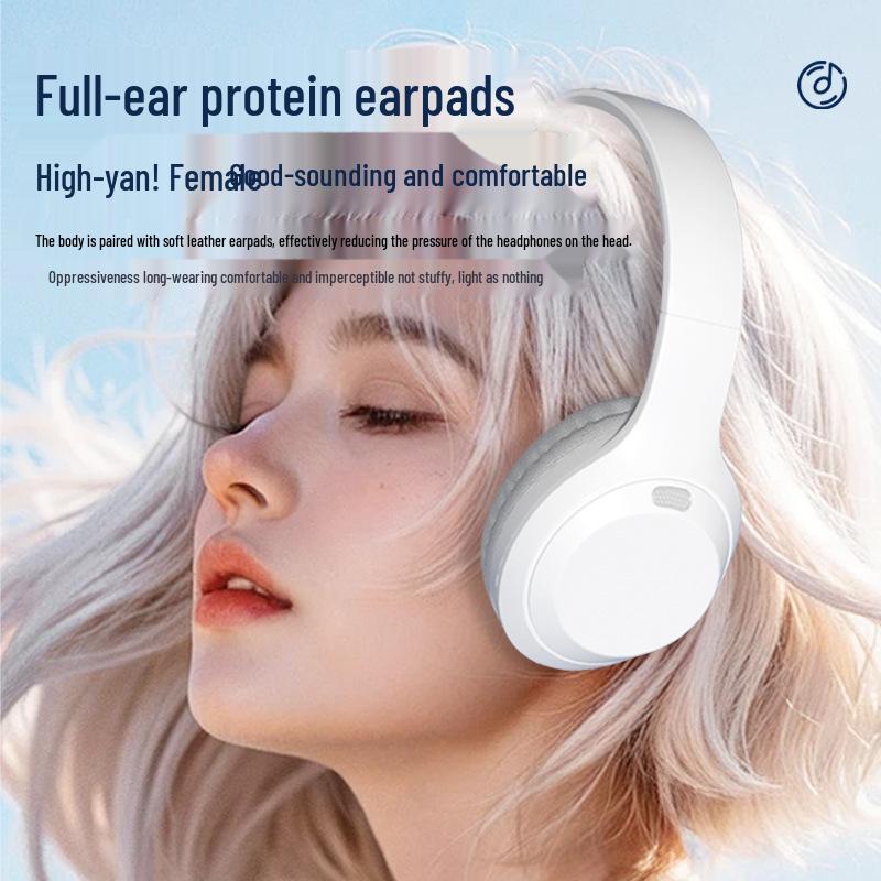 New Lenovo DR10 Wireless Over-Ear Headphones with Ultra-Long Battery Life and Stylish Design.