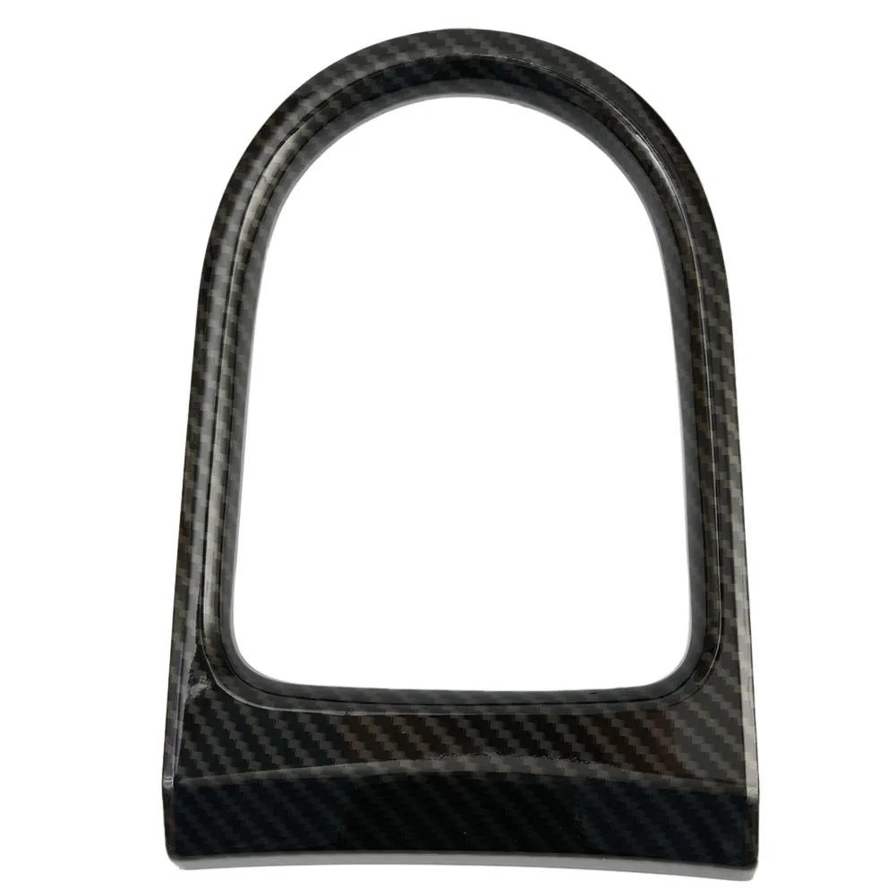 Carbon Fiber ABS Car Gear Shift Box Panel Cover Trim Decorative Kit For Ford Mustang 2015 2016 2017 2018  Car