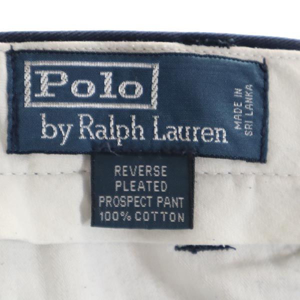 Polo by Ralph Lauren 90s Old Slacks pants w36 Navy Men's Used