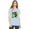 Disney Damen/Damen Lightyear Buzz Tech Panel Boyfriend-T-Shirt aus Baumwolle