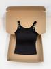 #Summer new sweet la beaded shoulder strap design sling vest slim fit all-match top with chest pad