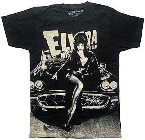 Elvira Macabre Mobile Men s T-Shirt Oversize Print Tee L