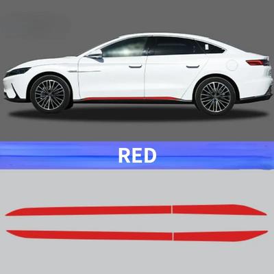BYD HAN EV/HAN DM Boční Samolepka Chránič Bočního Prahu Barevná PVC Samolepka na Vozidlo