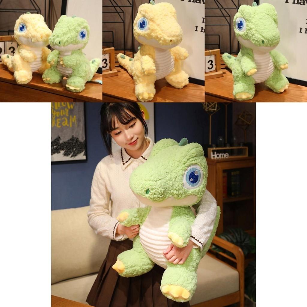 Cute Big-eyed Dinosaur Plush Toy Stuffed Animal Doll Sitting Tyrannosaurus Rex Children's Comfort Sleeping Toy
