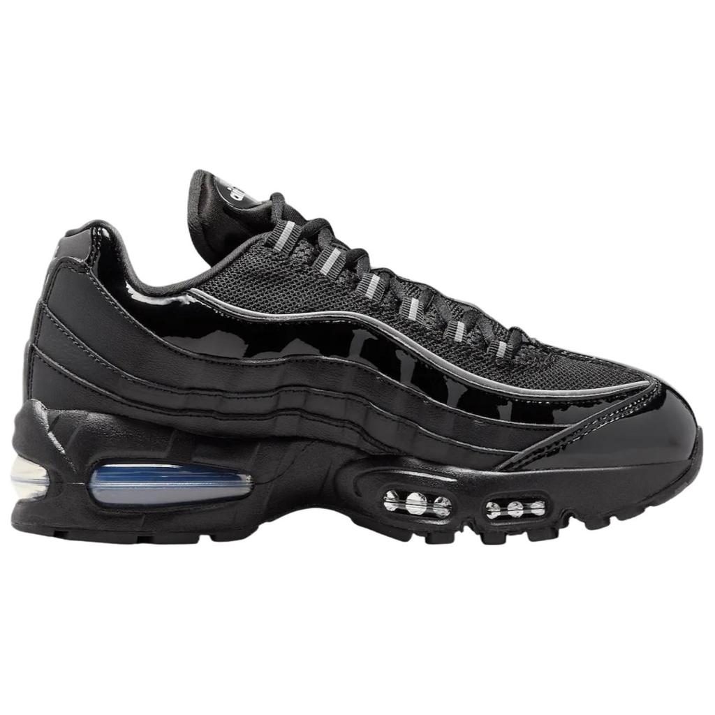 Nike Air Max 95 OG Schwarz Lack Damen Sneaker Reflekt-Silber Weiß Metallisch-Silber IB6397-001